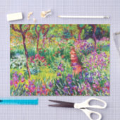 Papier Mousseline Le jardin d'Iris à Giverny par Claude Monet    (Artisanat)