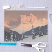 Papier Mousseline Le Jardin Rose de Saint Cyprian (Artisanat)