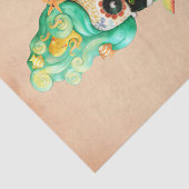 Papier Mousseline Le jour de la fille morte de sirène (Détail)