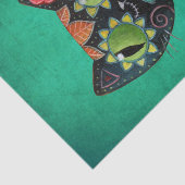 Papier Mousseline Le jour du chat noir mort (Détail)