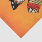 Papier Mousseline Le jour du mariachi mort d'EL de squelette (Détail)