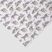 Papier Mousseline Le léopard sauvage de la Jungle Safari (Détail)