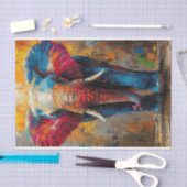 Papier Mousseline Le Lyfe éléphant8 (Artisanat)