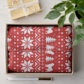 Papier Mousseline Le Malamute d'Alaska silhouette le motif de Noël (Cadeau)