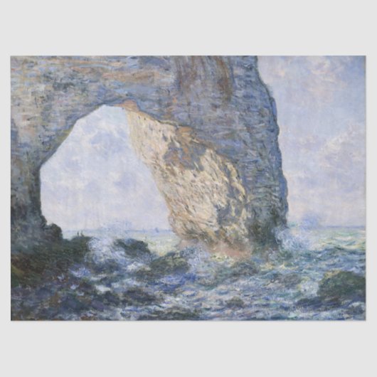 Papier Mousseline Le Manneporte de Claude Monet (Recto)