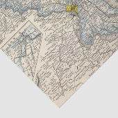 Papier Mousseline Le Maryland, C.C, et le Delaware (Détail)