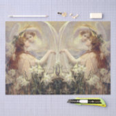 Papier Mousseline Le message de l'ange découpage (Artisanat)