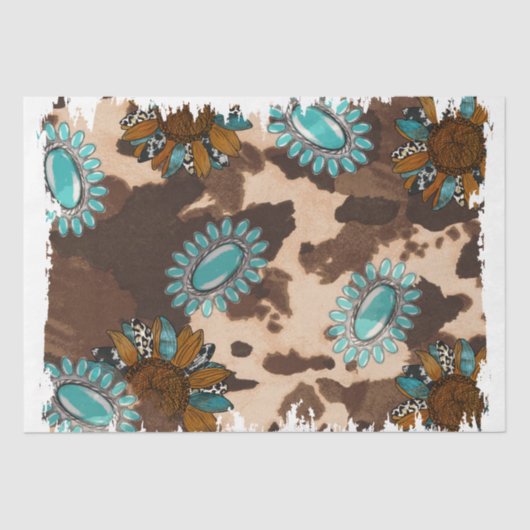 Papier Mousseline Le modèle Western Series Design 30 (Recto)