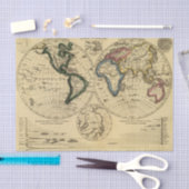 Papier Mousseline Le monde 3 2 (Artisanat)