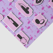 Papier Mousseline Le Motif du logo cosmétique (Détail)