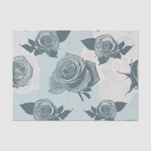 Papier Mousseline Le motif floral avec s'est levé