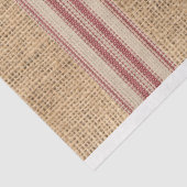 Papier Mousseline Le Mouton ou le Sheep Burlap Grain Sack Decoupage (Détail)