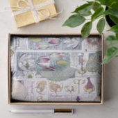 Papier Mousseline Le nénuphar français de Nouveau d'art fleurit le (Cadeau)