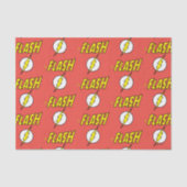 Papier Mousseline Le nom Flash et logo d'éclair (Recto)