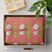 Papier Mousseline Le nom Flash et logo d'éclair (Cadeau)