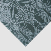 Papier Mousseline Le nouveau d'art, bleu de gris argenté, motif, (Détail)