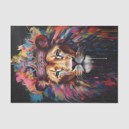 Papier Mousseline Le nouveau roi de la jungle2 (Recto)