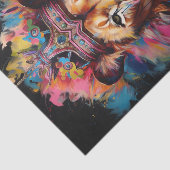 Papier Mousseline Le nouveau roi de la jungle2 (Détail)