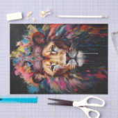 Papier Mousseline Le nouveau roi de la jungle2 (Artisanat)