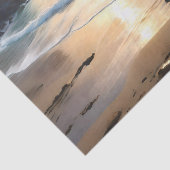 Papier Mousseline Le Palomino Horse Sur La Plage, (Détail)