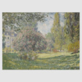 Papier Mousseline Le Parc Monceau - Claude Monet (Recto)