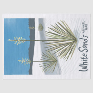 Papier Mousseline Le parc national de White Sands