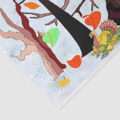 Papier Mousseline Le pays des merveilles de l'automne (Détail)