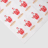 Papier Mousseline Le Père Noël tropical (Détail)