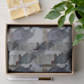 Papier Mousseline Le perroquet gris du Congo en miroir (Cadeau)