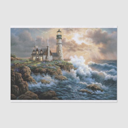 Papier Mousseline Le phare (Recto)