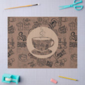 Papier Mousseline Le Plaisir Des amateurs de café (Artisanat)