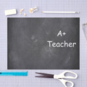 Papier Mousseline Le plus grand cadeau d'enseignant de Chalkboard De (Artisanat)