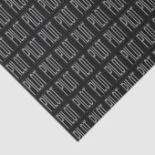 Papier Mousseline Le plus grand pilote du monde (Détail)