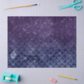 Papier Mousseline Le poisson mauve se déverse sous une étoile (Artisanat)