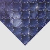 Papier Mousseline Le poisson mauve se déverse sous une étoile (Détail)