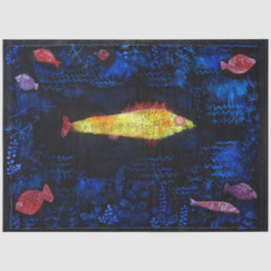 Papier Mousseline Le poisson rouge, Paul Klee