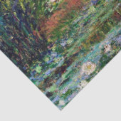 Papier Mousseline Le pont japonais (Water-Lily Pond), Monet (Détail)