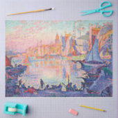 Papier Mousseline Le Port de Saint-Tropez, Signac (Artisanat)
