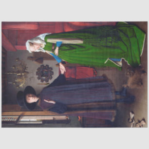 Papier Mousseline Le portrait d'Arnolfini, Jan van Eyck