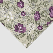 Papier Mousseline Le pourpre fleurit floral feuillu d'arrière - plan (Détail)