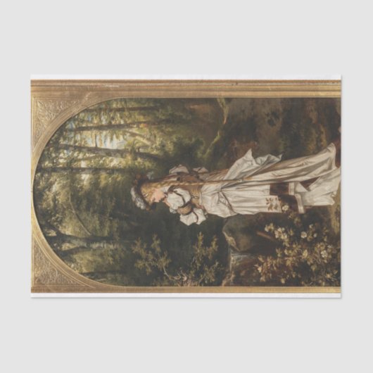 Papier Mousseline Le Printemps forestier par Carl Schweninger, Jr. (Recto)