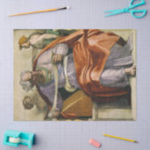 Papier Mousseline Le Prophète Joel, Chapelle Sixtine par Michel-Ange (Artisanat)