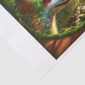 Papier Mousseline Le renard des bois dans le papier de découpage for (Détail)