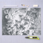 Papier Mousseline Le rêve de Kitty de Fairyland, Louis Wain (Artisanat)