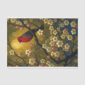 Papier Mousseline Le rêve lunaire du cardinal (Recto)