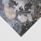 Papier Mousseline Le roi de Bling, Couronne mouchetée d'argent (Détail)