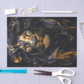 Papier Mousseline Le roi Lion noir4 (Artisanat)