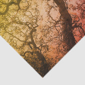 Papier Mousseline Le rose rougissent des arbres (Détail)