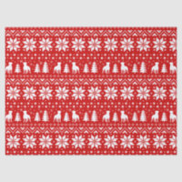 Le rottweiler silhouette le motif de Noël