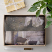 Papier Mousseline Le Sanctuaire, par John William Waterhouse - 1895 (Cadeau)